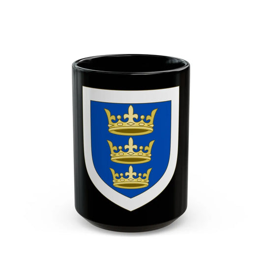 Coat of arms of the Lordship of Ireland - Black Coffee Mug-15oz-Go Mug Yourself