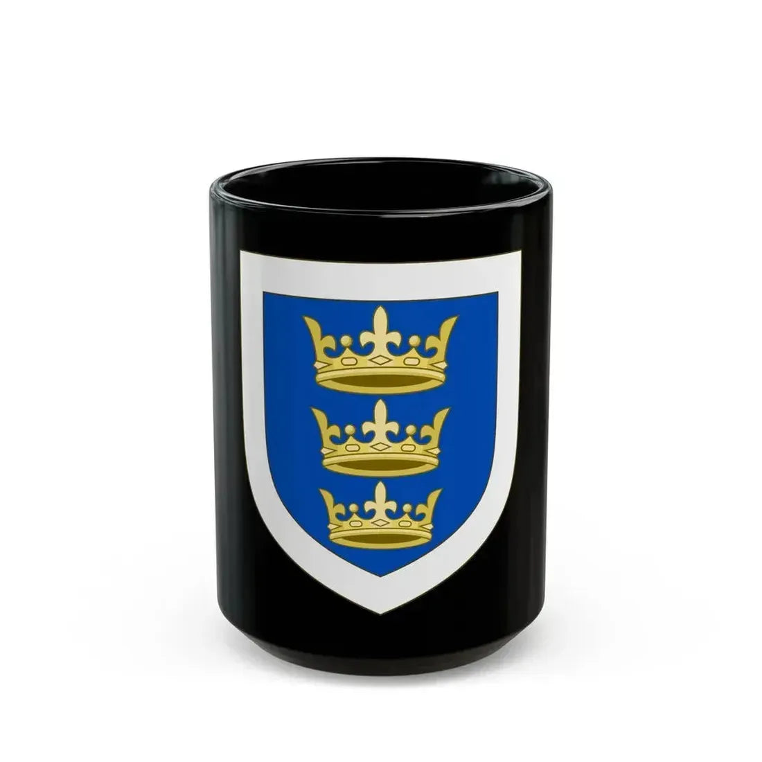 Coat of arms of the Lordship of Ireland - Black Coffee Mug 15oz - Go Mug Yourself