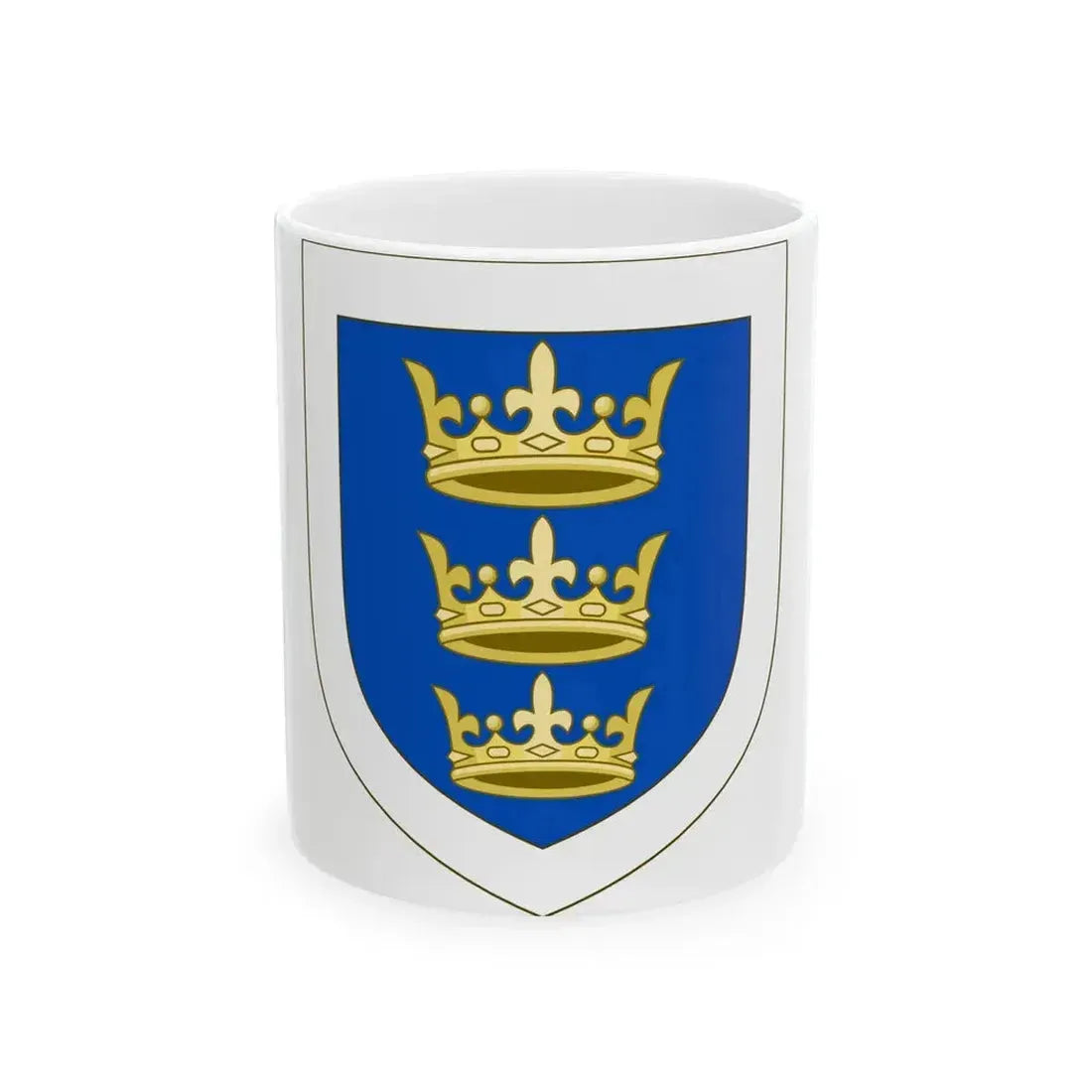Coat of arms of the Lordship of Ireland - White Coffee Mug 11oz - Go Mug Yourself