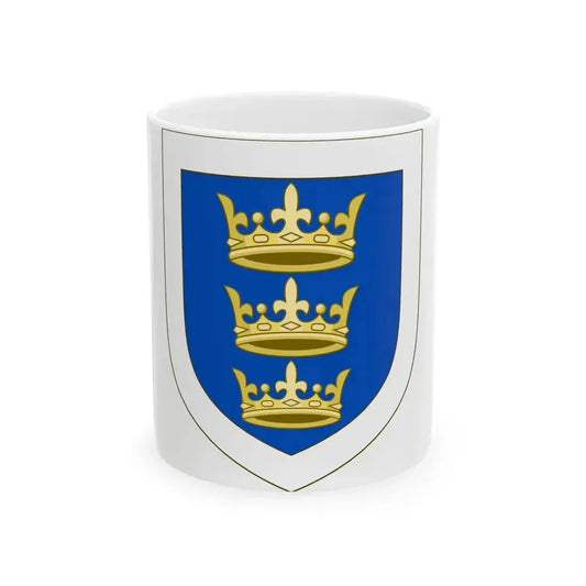 Coat of arms of the Lordship of Ireland - White Coffee Mug 11oz - Go Mug Yourself