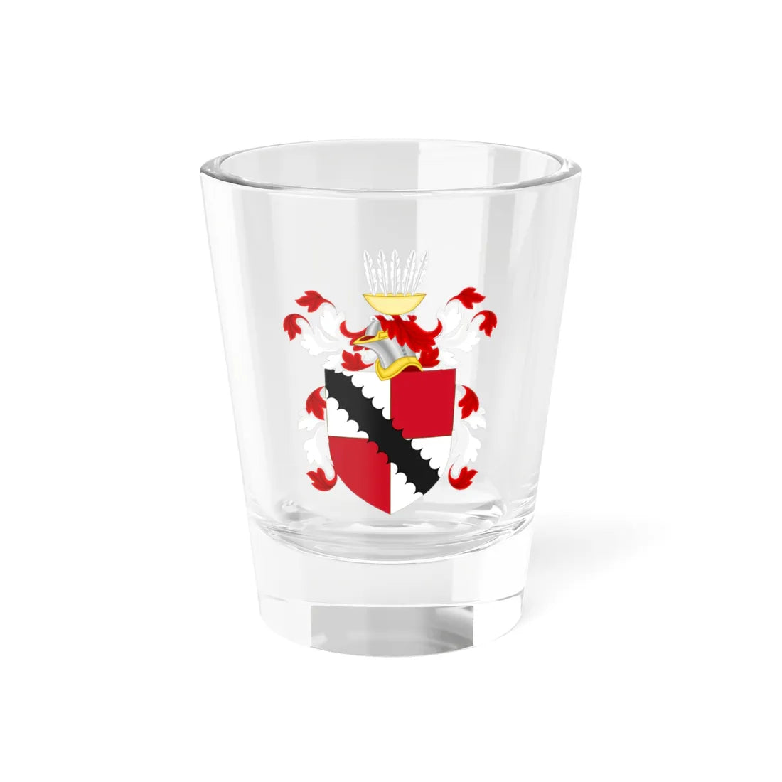 Coat of Arms of the Loring Family (United States) (Coat of Arms) Shot Glass 1.5oz 1.5oz - Go Mug Yourself