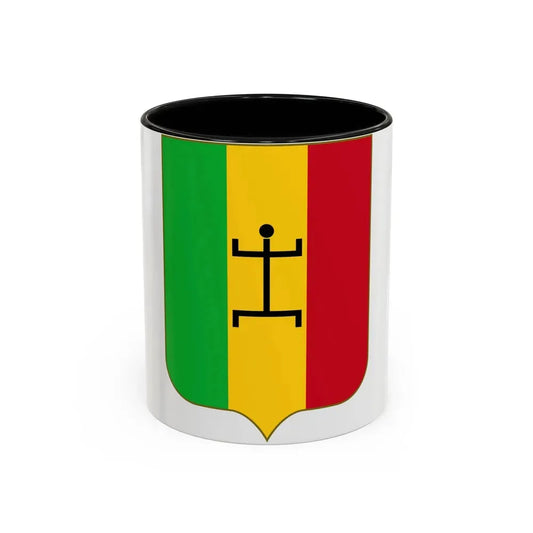 Coat of arms of the Mali Federation - Accent Coffee Mug 11oz Black - Go Mug Yourself