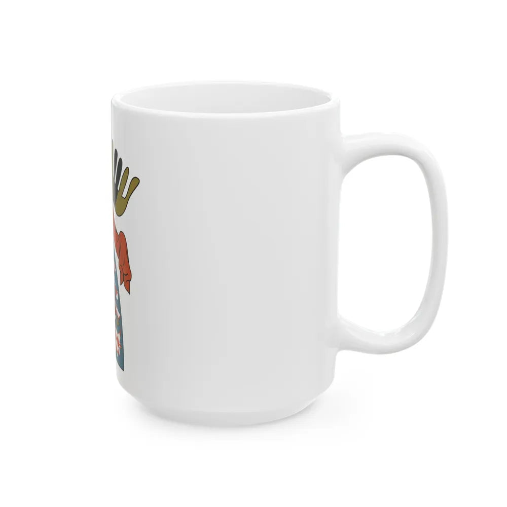 Coat of arms of the Margraviate of Moravia (Wenceslaus II) - White Coffee Mug-Go Mug Yourself