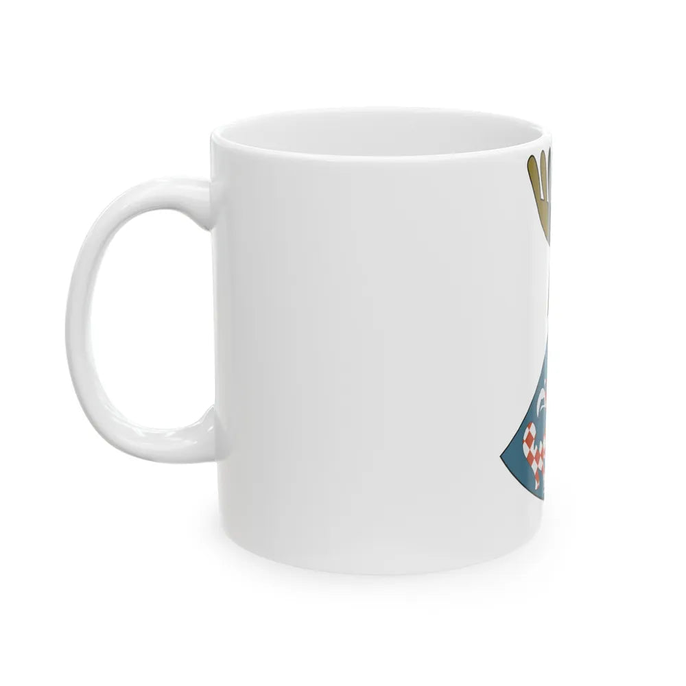 Coat of arms of the Margraviate of Moravia (Wenceslaus II) - White Coffee Mug-Go Mug Yourself