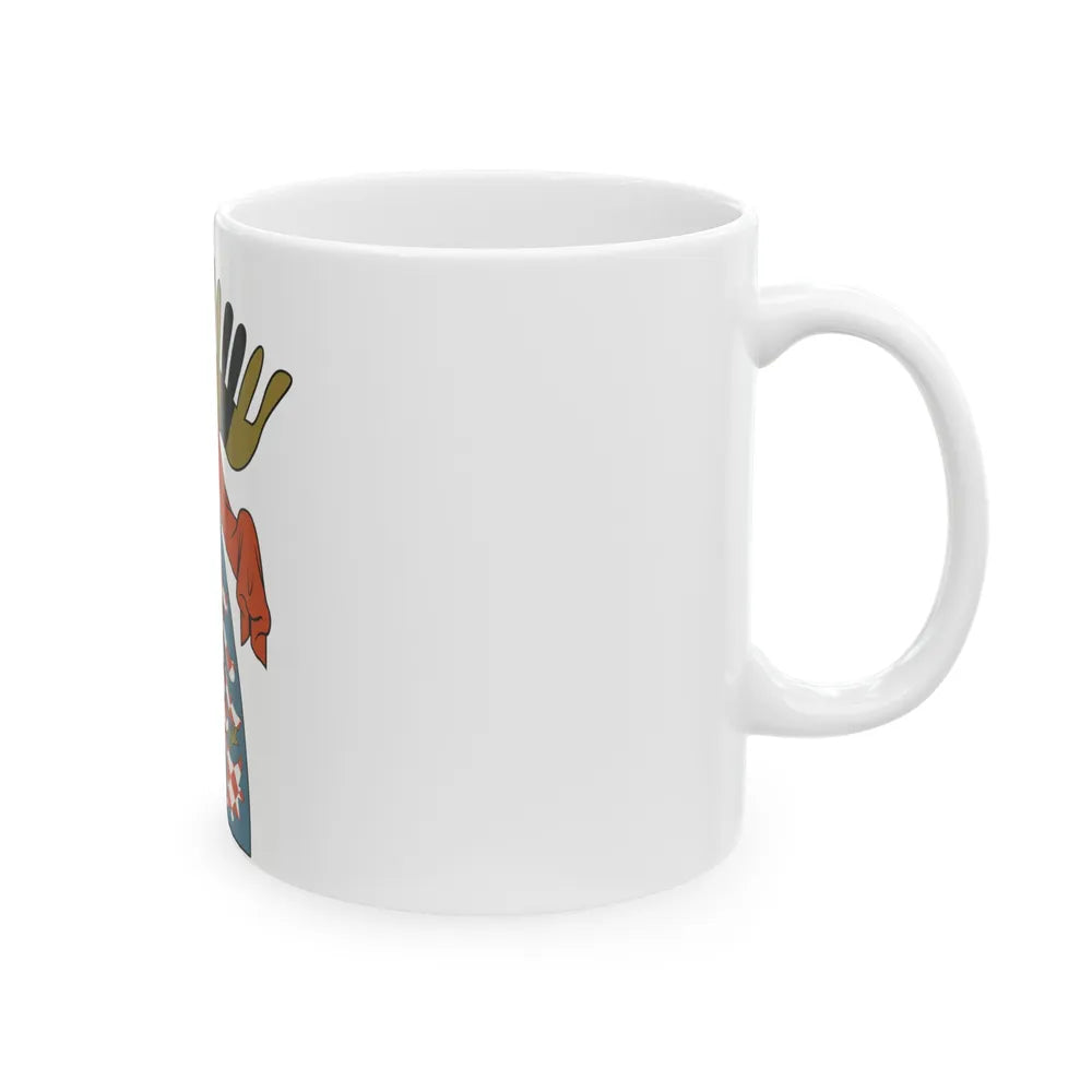 Coat of arms of the Margraviate of Moravia (Wenceslaus II) - White Coffee Mug-Go Mug Yourself