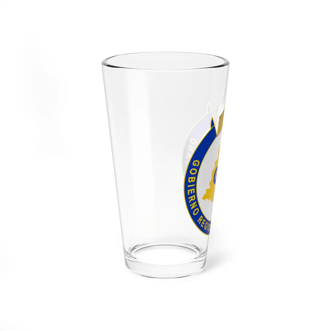 Coat of arms of the Metropolitan Region Government Chile (Chile) (Coat of Arms) Pint Glass 16oz - Go Mug Yourself