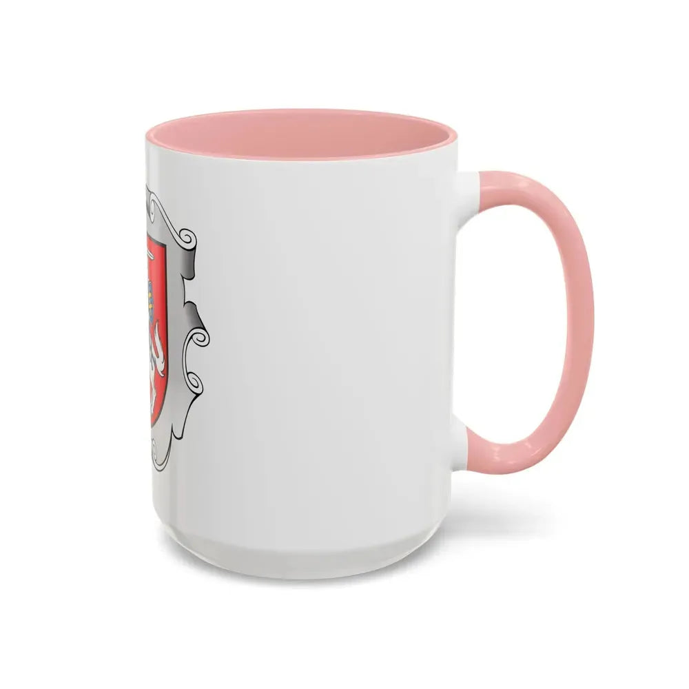Coat of arms of the Ministry of the Interior of Lithuania - Accent Coffee Mug - Go Mug Yourself