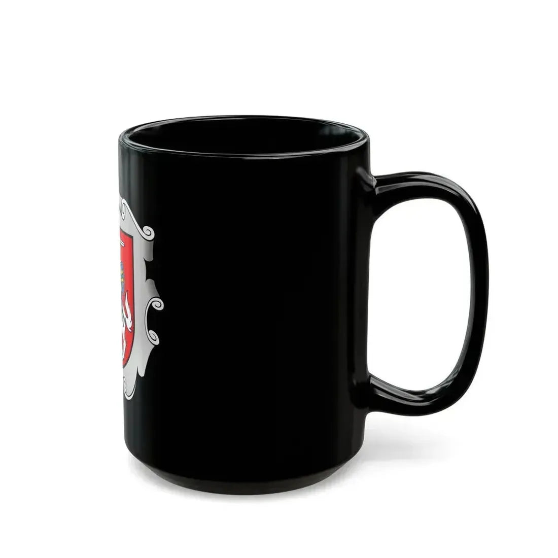 Coat of arms of the Ministry of the Interior of Lithuania - Black Coffee Mug - Go Mug Yourself