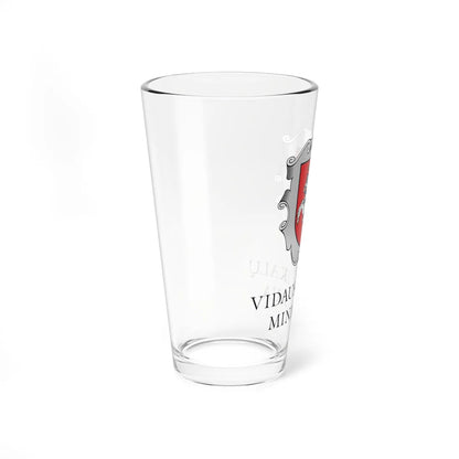 Coat of arms of the Ministry of the Interior of Lithuania (Lithuania) (Coat of Arms) Pint Glass 16oz - Go Mug Yourself