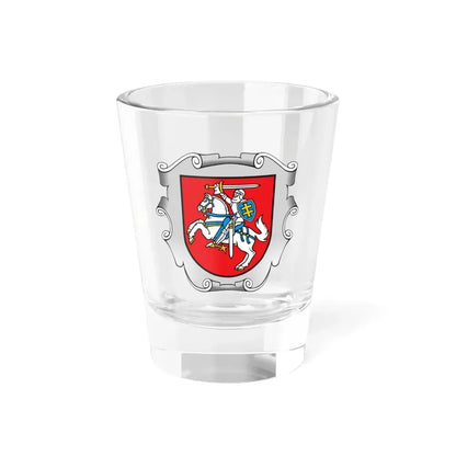 Coat of arms of the Ministry of the Interior of Lithuania - Shot Glass 1.5oz 1.5oz - Go Mug Yourself