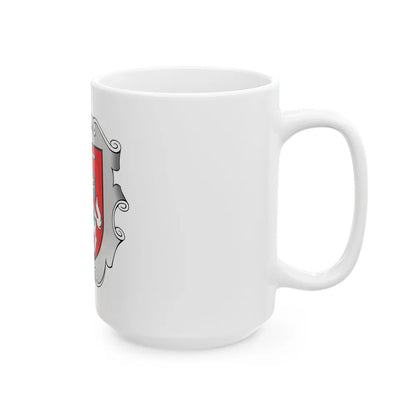 Coat of arms of the Ministry of the Interior of Lithuania - White Coffee Mug-Go Mug Yourself