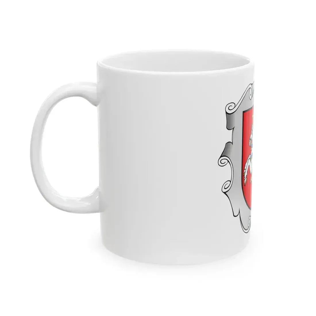 Coat of arms of the Ministry of the Interior of Lithuania - White Coffee Mug - Go Mug Yourself
