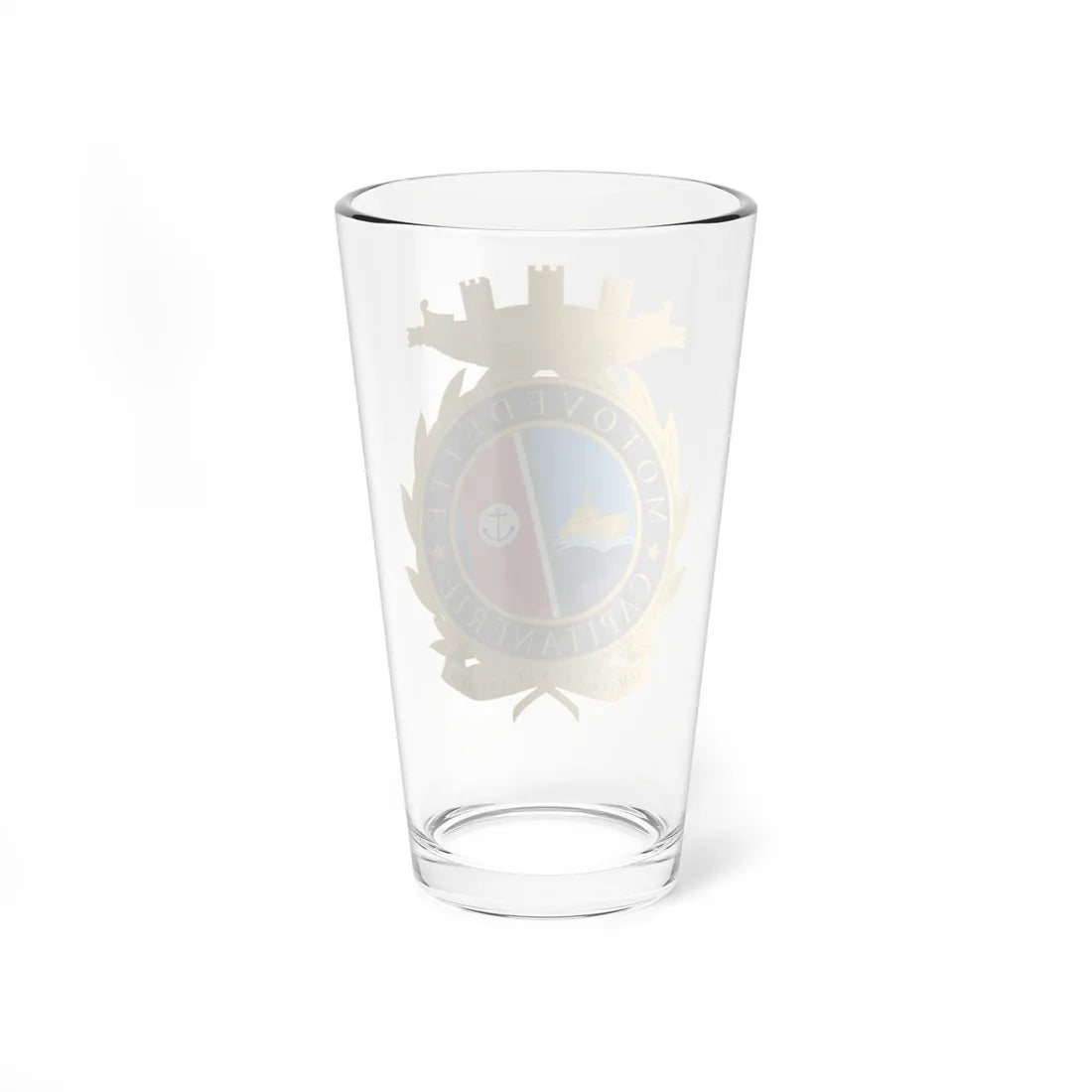 Coat of arms of the Naval Service of the Italian Coast Guard (Italy) (Coat of Arms) Pint Glass 16oz - Go Mug Yourself
