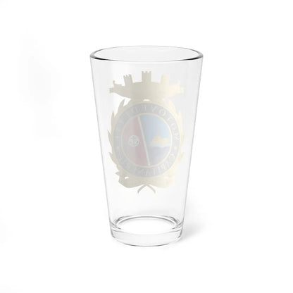 Coat of arms of the Naval Service of the Italian Coast Guard (Italy) (Coat of Arms) Pint Glass 16oz - Go Mug Yourself