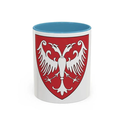 Coat of arms of the Nemanic Dynasty - Accent Coffee Mug 11oz Light Blue - Go Mug Yourself