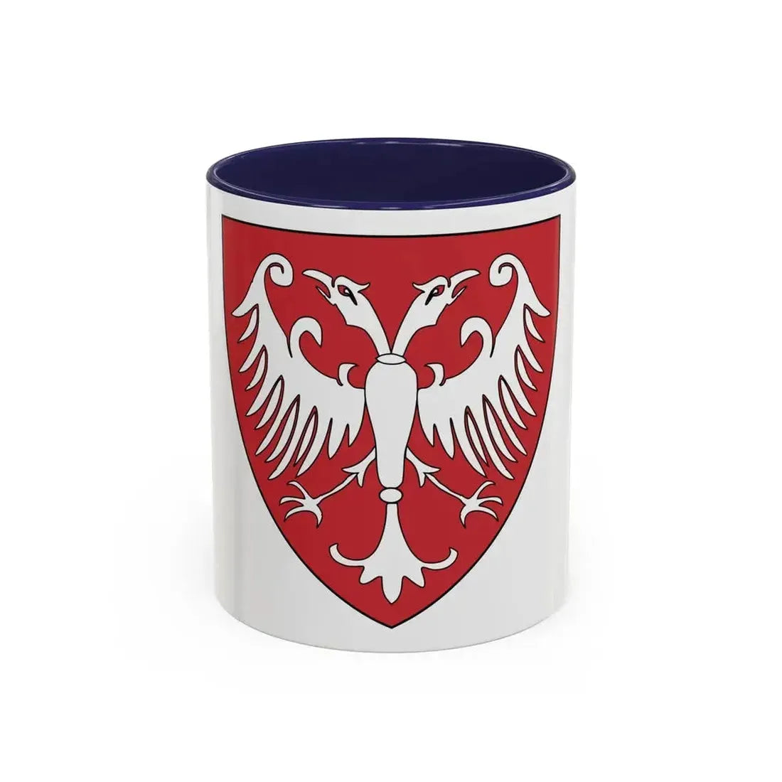 Coat of arms of the Nemanic Dynasty - Accent Coffee Mug 11oz Navy - Go Mug Yourself