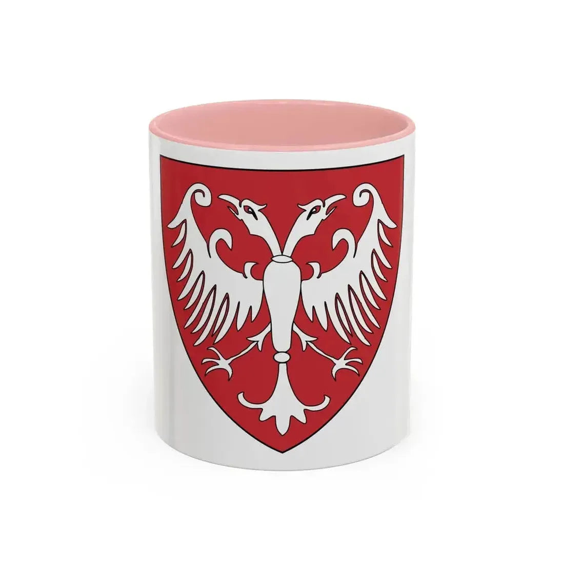 Coat of arms of the Nemanic Dynasty - Accent Coffee Mug 11oz Pink - Go Mug Yourself