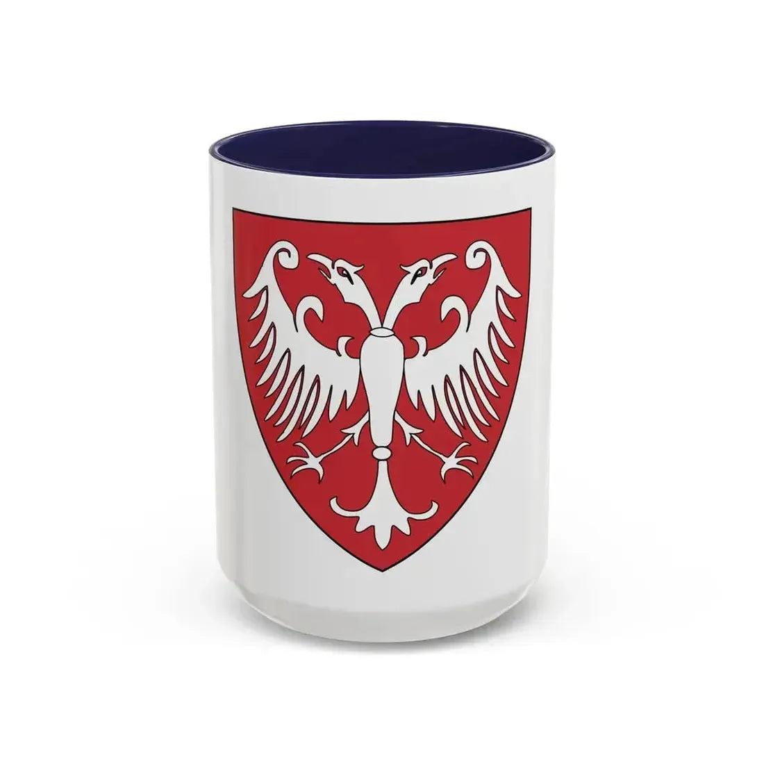 Coat of arms of the Nemanic Dynasty - Accent Coffee Mug 15oz Navy - Go Mug Yourself