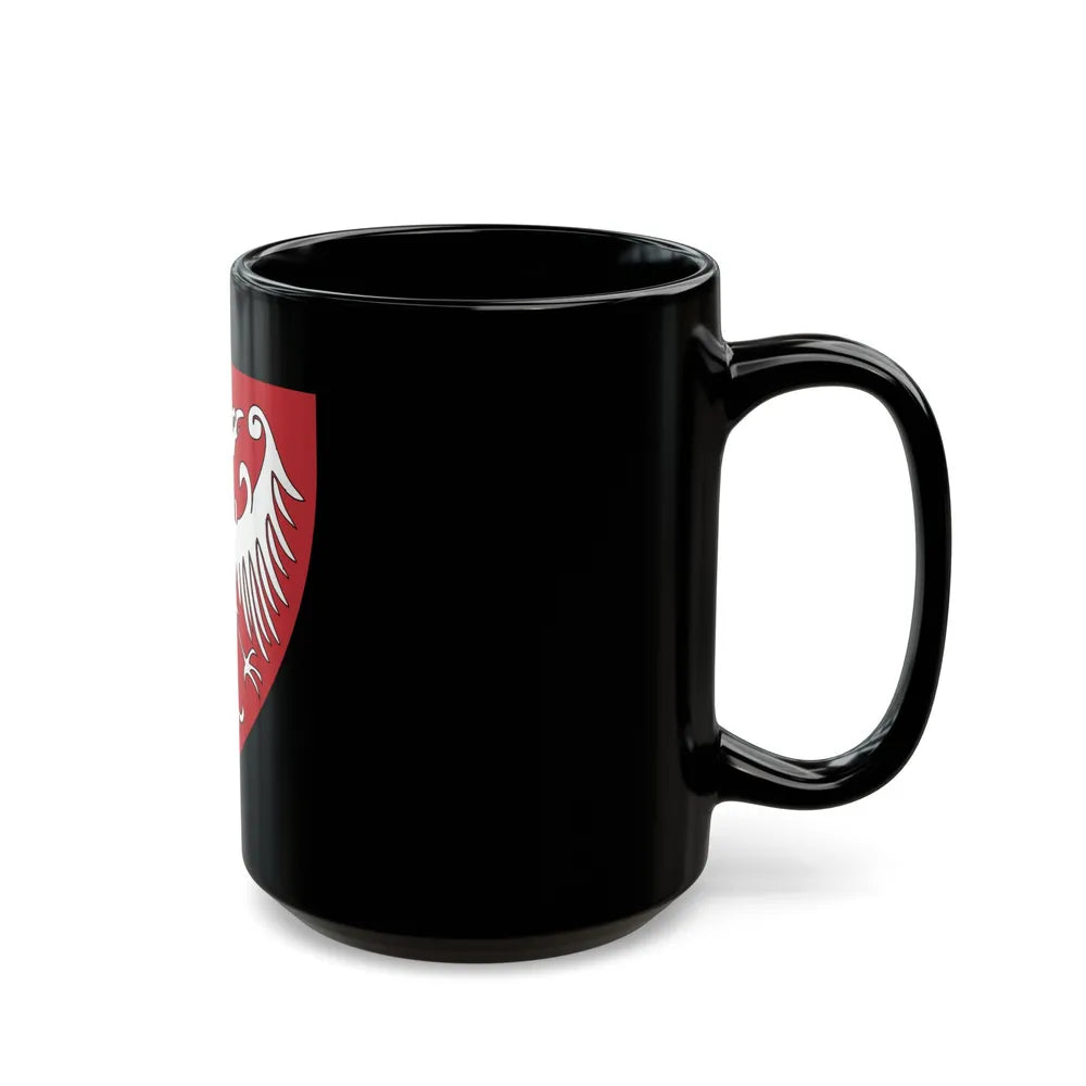 Coat of arms of the Nemanic Dynasty - Black Coffee Mug-Go Mug Yourself