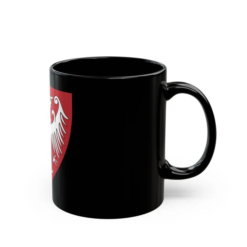 Coat of arms of the Nemanic Dynasty - Black Coffee Mug-Go Mug Yourself