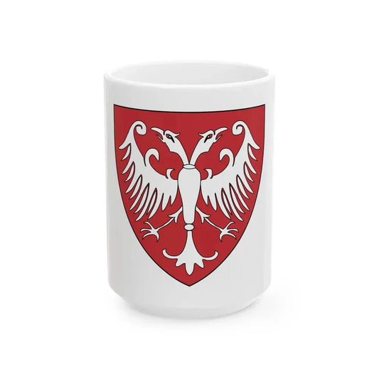 Coat of arms of the Nemanic Dynasty - White Coffee Mug 15oz - Go Mug Yourself
