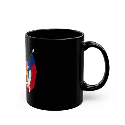 Coat of arms of the Nieuwe Republiek - Black Coffee Mug-Go Mug Yourself