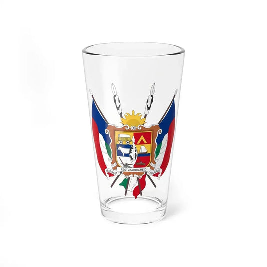 Coat of arms of the Nieuwe Republiek - Pint Glass 16oz 16oz - Go Mug Yourself