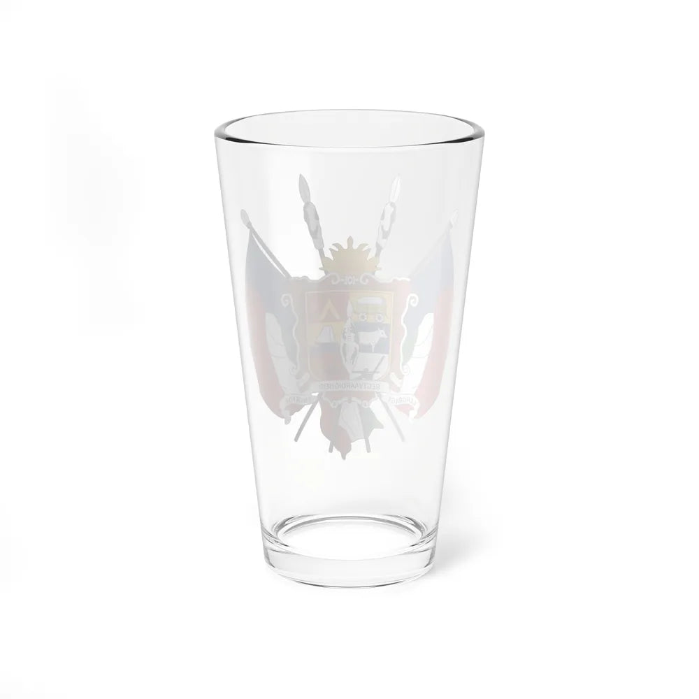 Coat of arms of the Nieuwe Republiek - Pint Glass 16oz-Go Mug Yourself