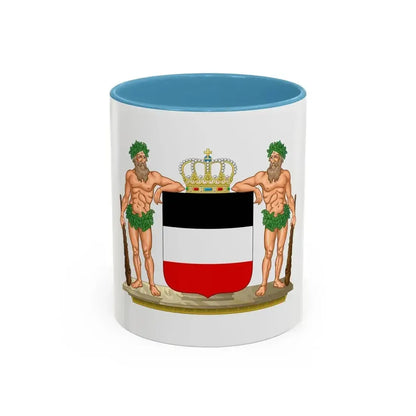 Coat of arms of the North German Confederation - Accent Coffee Mug 11oz Light Blue - Go Mug Yourself