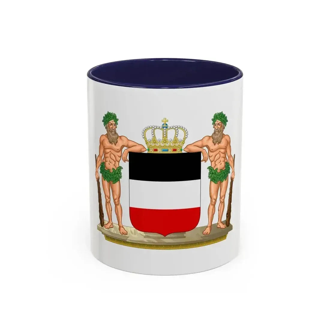 Coat of arms of the North German Confederation - Accent Coffee Mug 11oz Navy - Go Mug Yourself