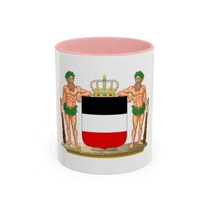 Coat of arms of the North German Confederation - Accent Coffee Mug 11oz Pink - Go Mug Yourself