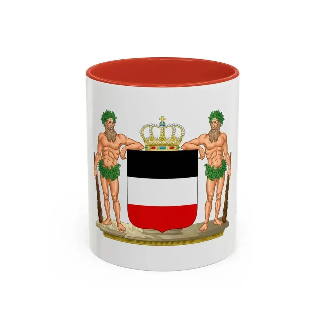 Coat of arms of the North German Confederation - Accent Coffee Mug 11oz Red - Go Mug Yourself