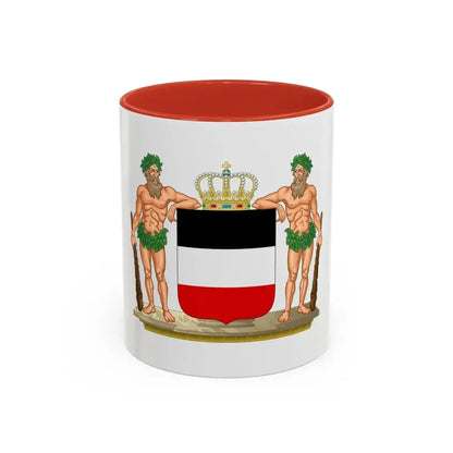 Coat of arms of the North German Confederation - Accent Coffee Mug 11oz Red - Go Mug Yourself