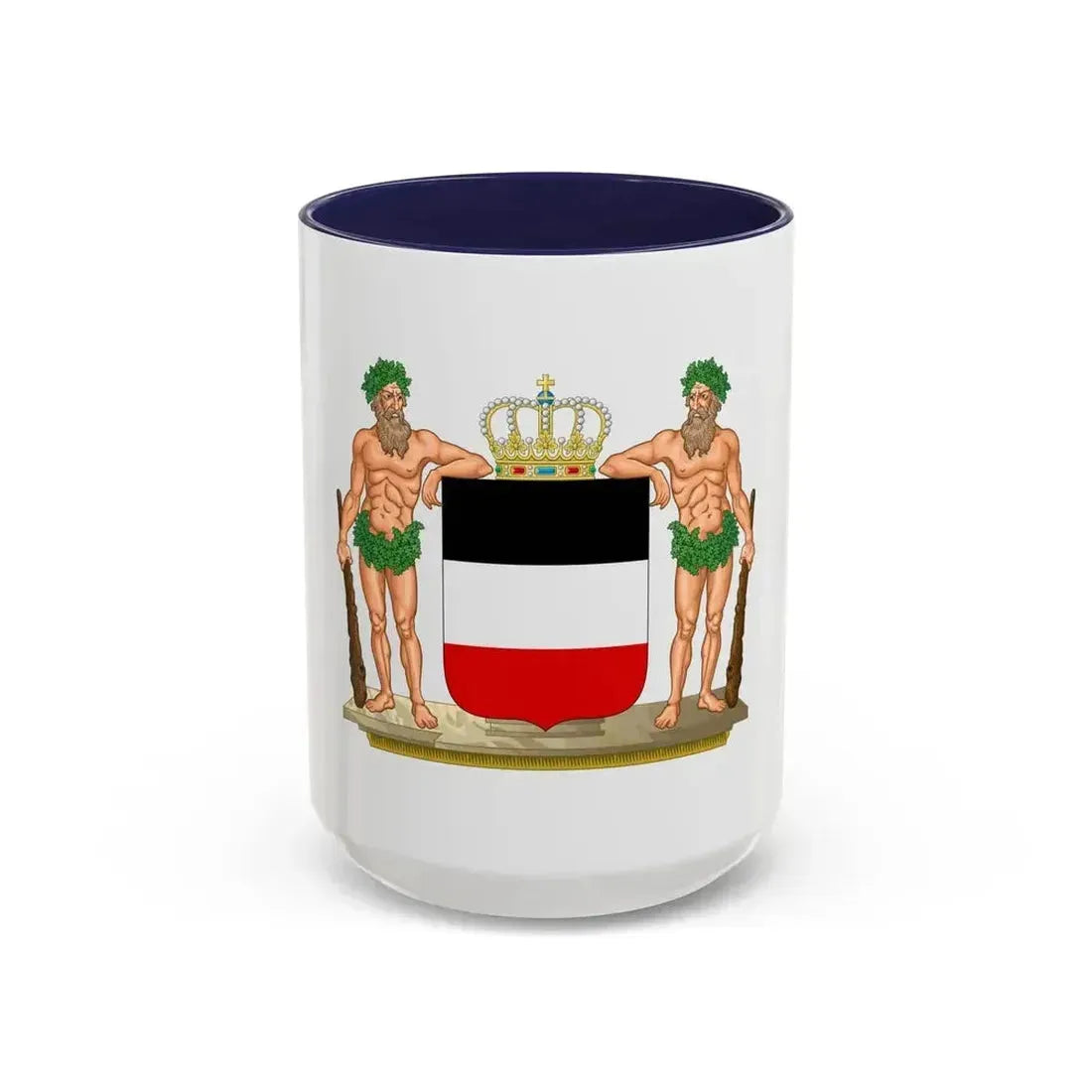 Coat of arms of the North German Confederation - Accent Coffee Mug 15oz Navy - Go Mug Yourself