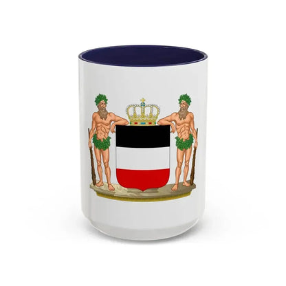 Coat of arms of the North German Confederation - Accent Coffee Mug 15oz Navy - Go Mug Yourself