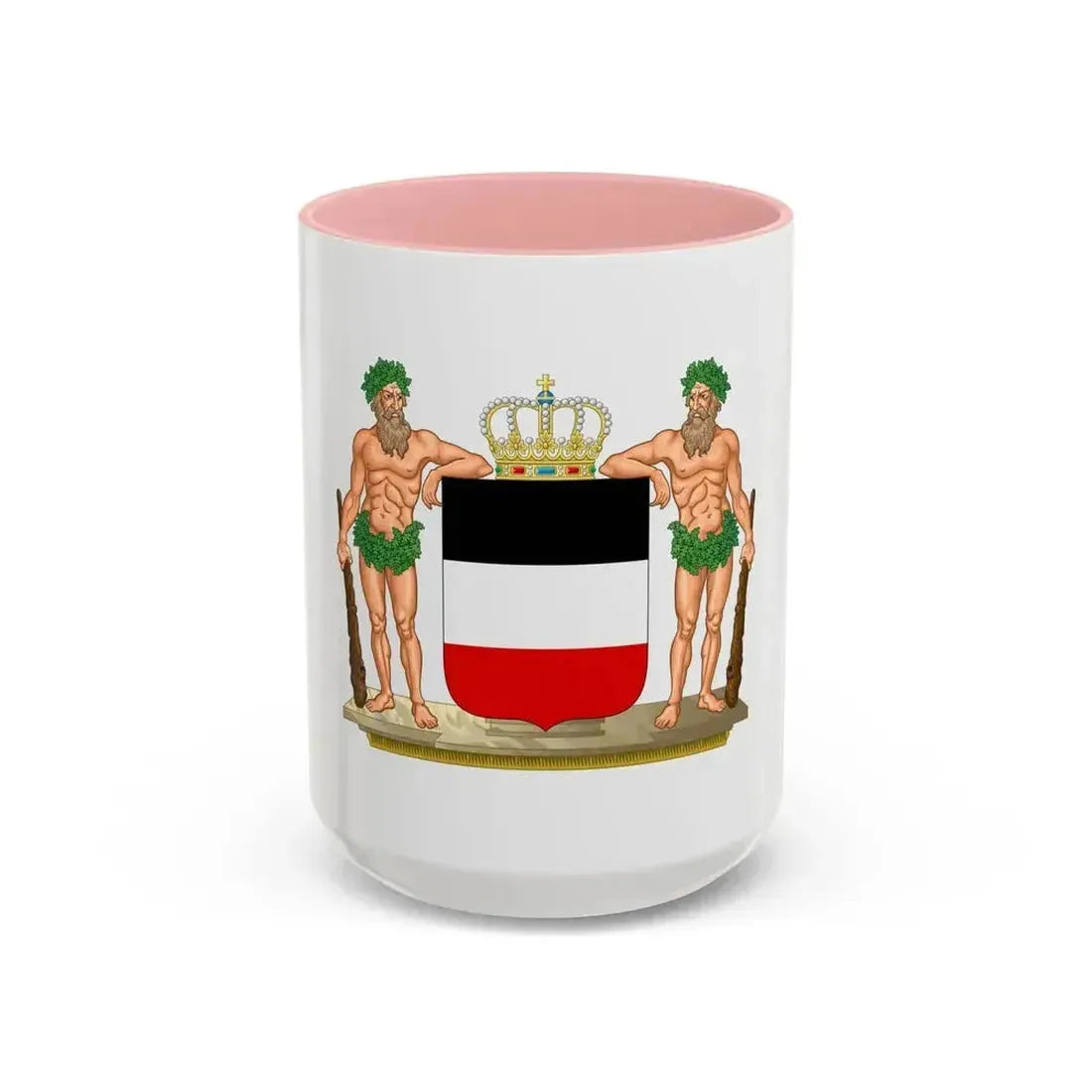 Coat of arms of the North German Confederation - Accent Coffee Mug 15oz Pink - Go Mug Yourself