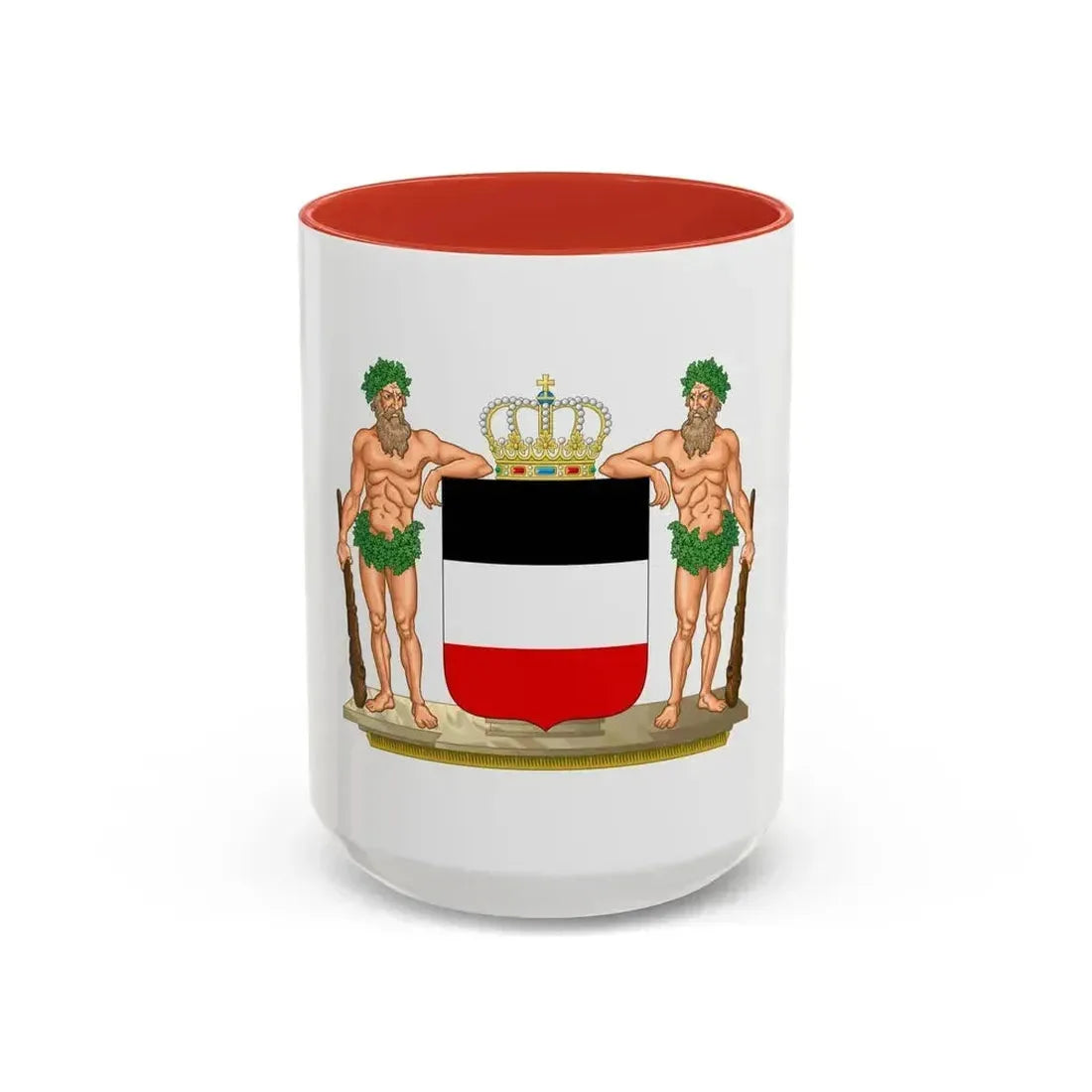 Coat of arms of the North German Confederation - Accent Coffee Mug 15oz Red - Go Mug Yourself