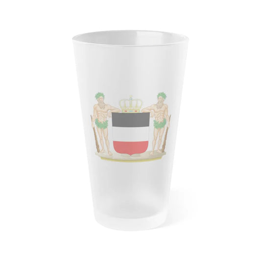 Coat of arms of the North German Confederation - Frosted Pint Glass 16oz-16oz-Frosted-Go Mug Yourself