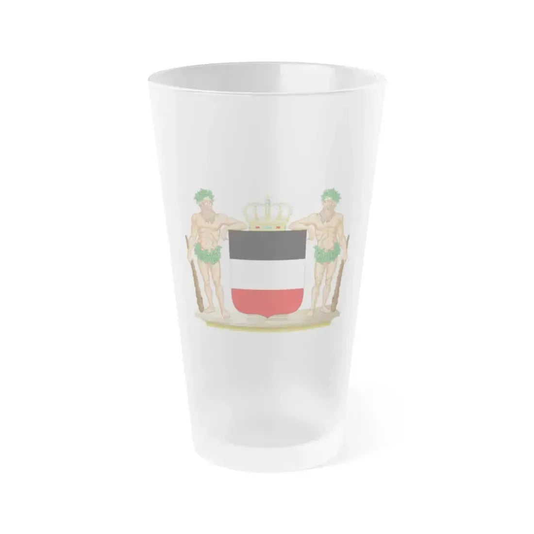 Coat of arms of the North German Confederation - Frosted Pint Glass 16oz 16oz Frosted - Go Mug Yourself