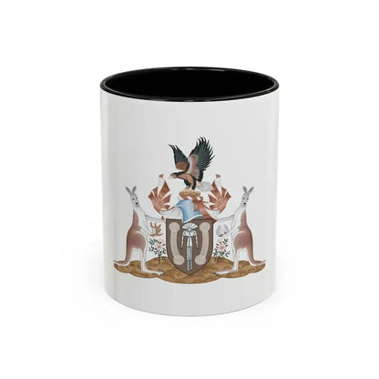 Coat of arms of the Northern Territory - Accent Coffee Mug 11oz Black - Go Mug Yourself