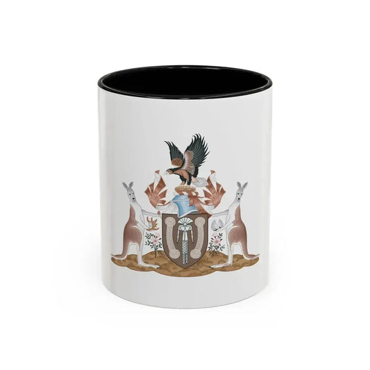Coat of arms of the Northern Territory - Accent Coffee Mug 11oz Black - Go Mug Yourself