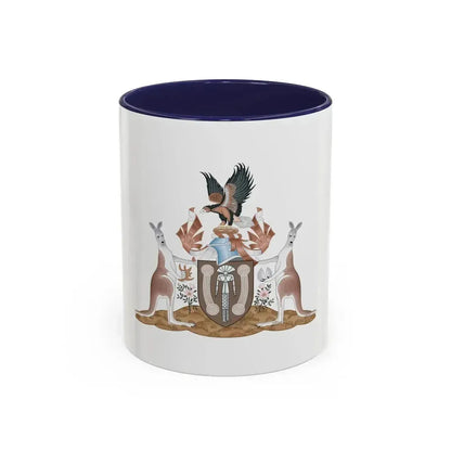 Coat of arms of the Northern Territory - Accent Coffee Mug 11oz Navy - Go Mug Yourself