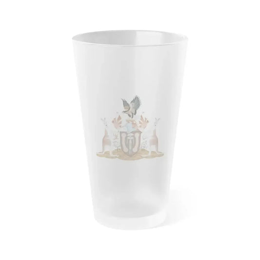 Coat of arms of the Northern Territory - Frosted Pint Glass 16oz Default Title - Go Mug Yourself