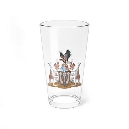 Coat of arms of the Northern Territory - Pint Glass 16oz-16oz-Go Mug Yourself