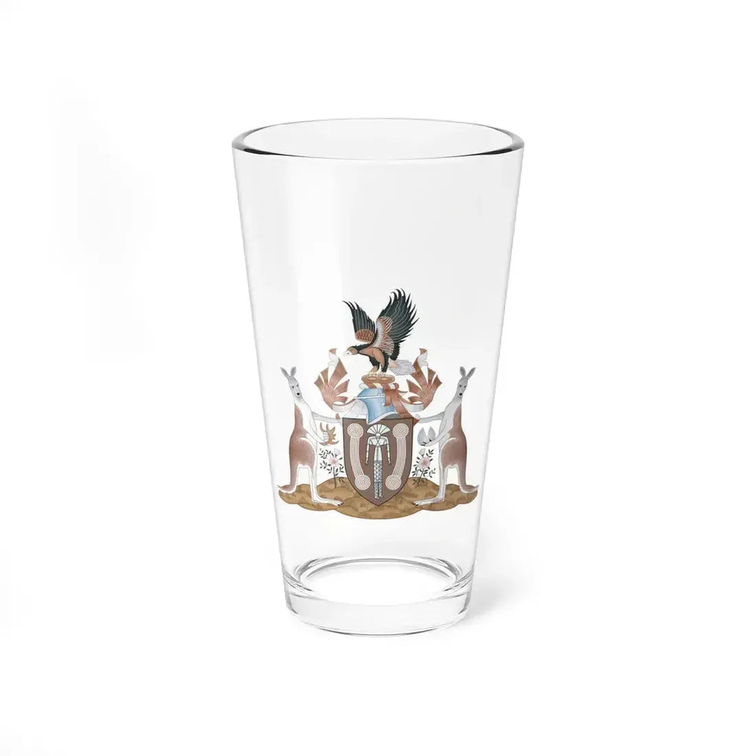 Coat of arms of the Northern Territory - Pint Glass 16oz 16oz - Go Mug Yourself