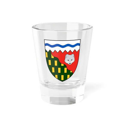 Coat of Arms of the Northwest Territories (Canada) (Coat of Arms) Shot Glass 1.5oz 1.5oz - Go Mug Yourself
