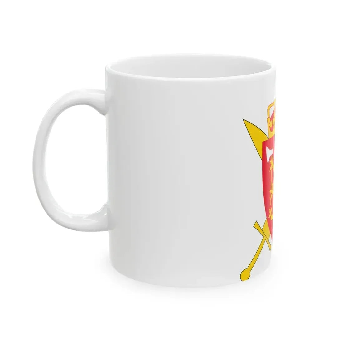 Coat of arms of the Norwegian Armed Forces - White Coffee Mug - Go Mug Yourself