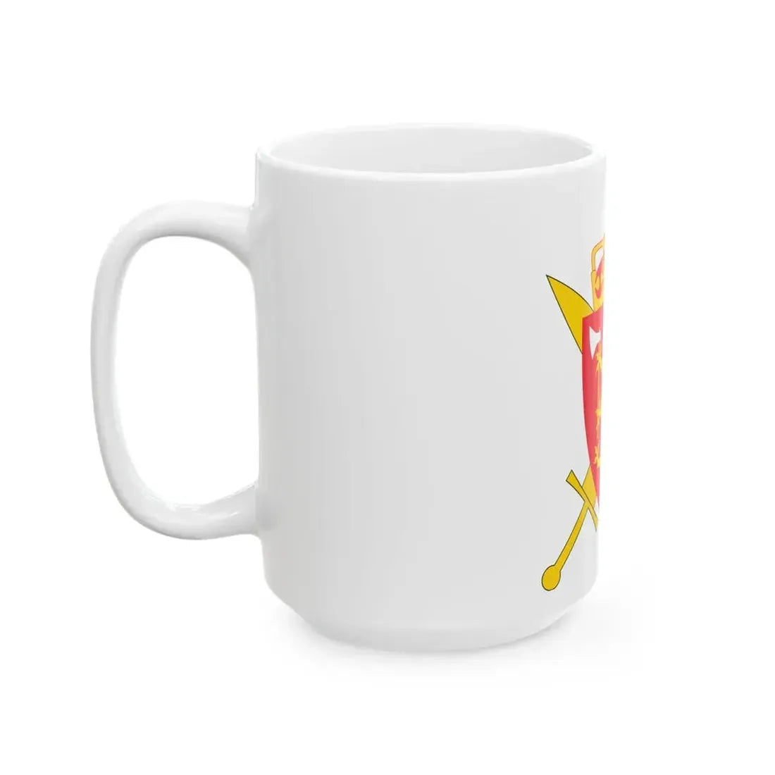 Coat of arms of the Norwegian Armed Forces - White Coffee Mug - Go Mug Yourself