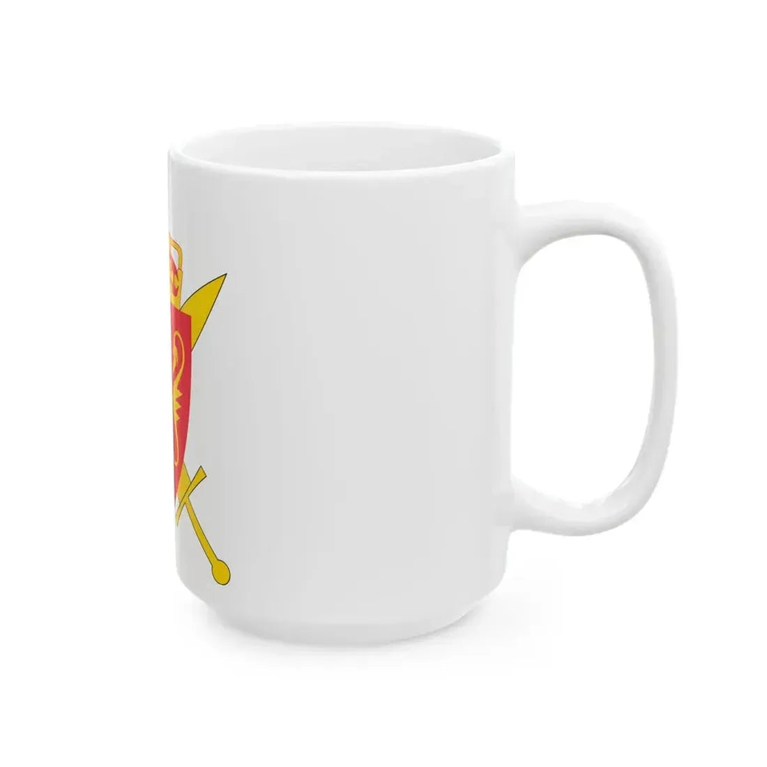 Coat of arms of the Norwegian Armed Forces - White Coffee Mug - Go Mug Yourself