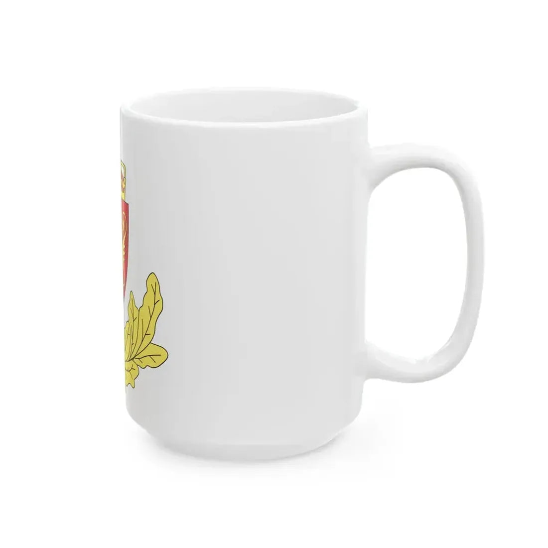 Coat of arms of the Norwegian Border Police - White Coffee Mug - Go Mug Yourself